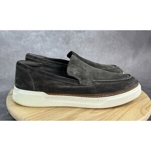 Allen Edmonds Burke 3938 Grey Suede Slip On Casual Loafers Shoes Mens Sz 12 EEE